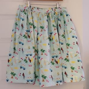 Unique Vintage x Barbie skirt